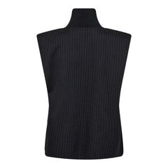 Idacc Pin Stripe Top - Dark Grey