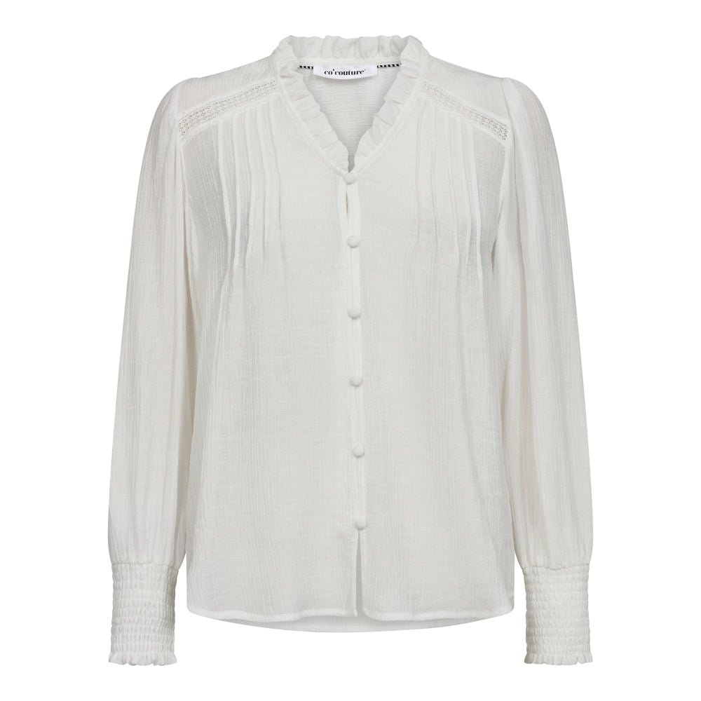 Selmacc Pintuck Shirt - White