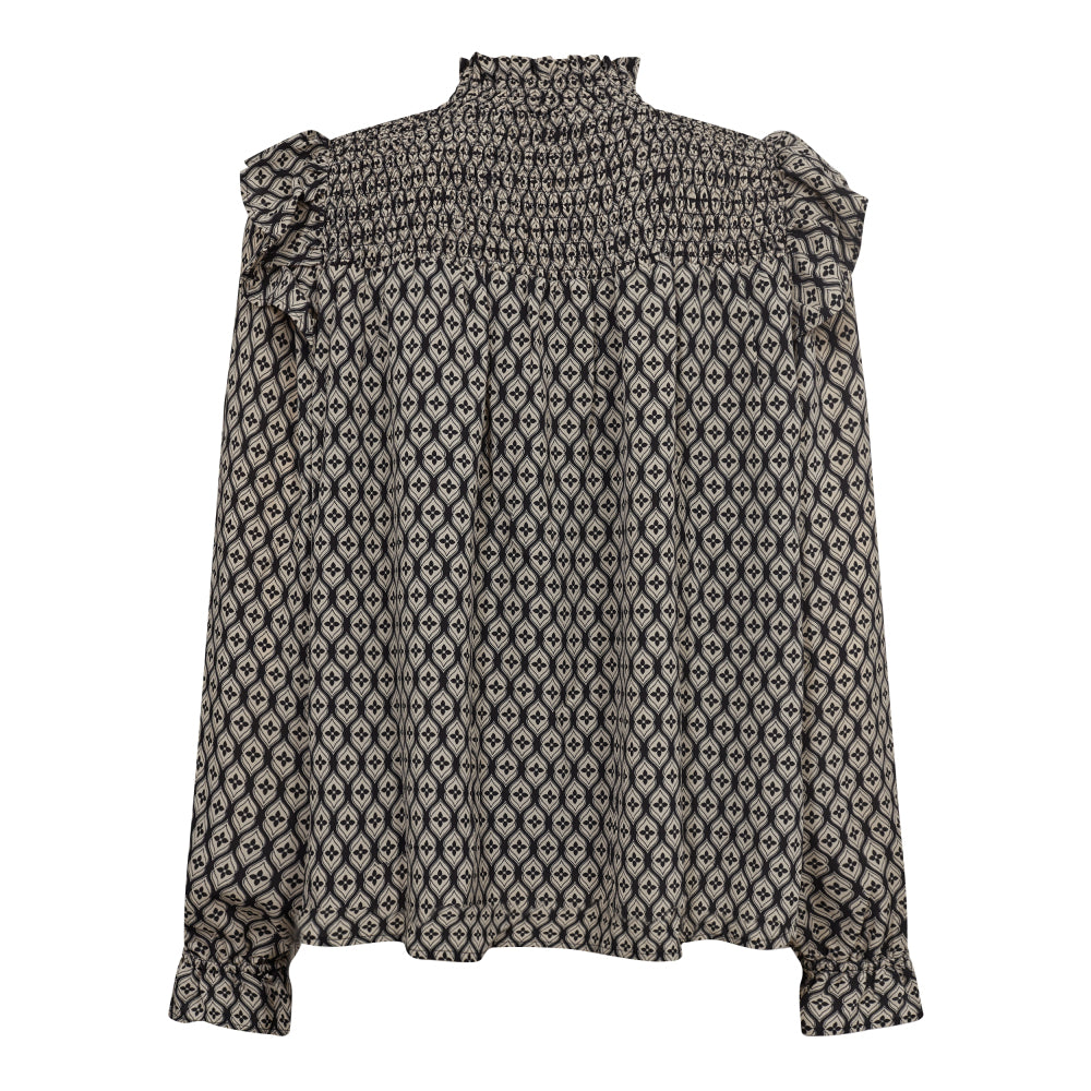 Lauracc Smock Blouse - Black