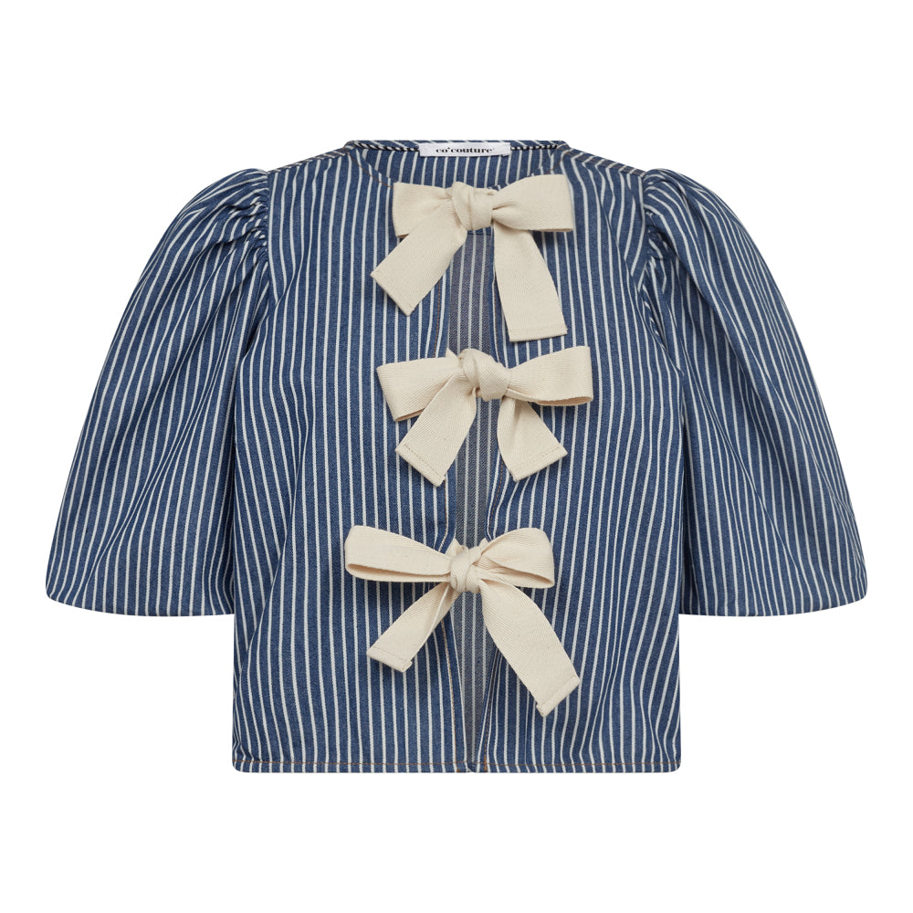 Billycc Milkboy Bow Blouse - Denim Blue
