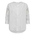 KelliseCC Lace Cut Shirt - Vit