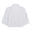 CoCC Crisp Ruffle Puff Shirt - White