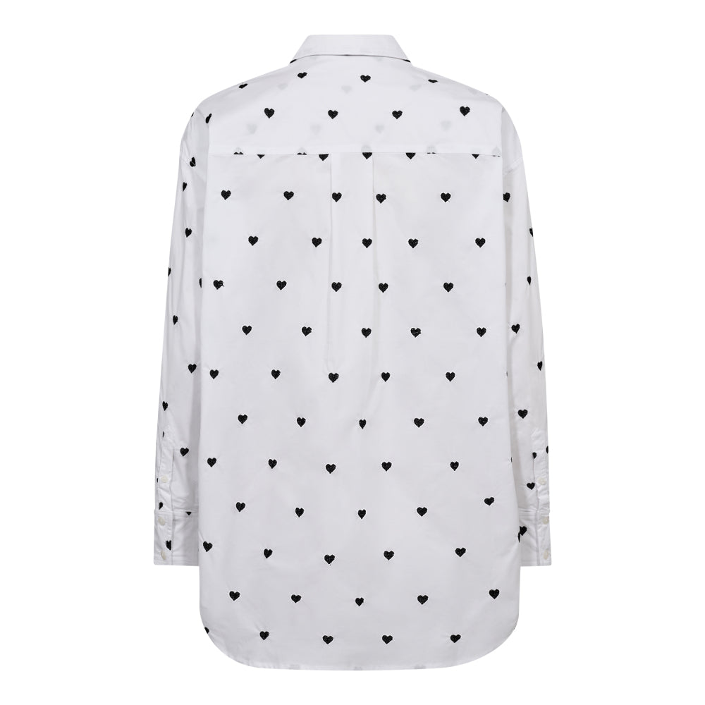 Heartcc Oversize Shirt - White