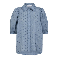 Dottiecc Ss Shirt - Dusty Blue