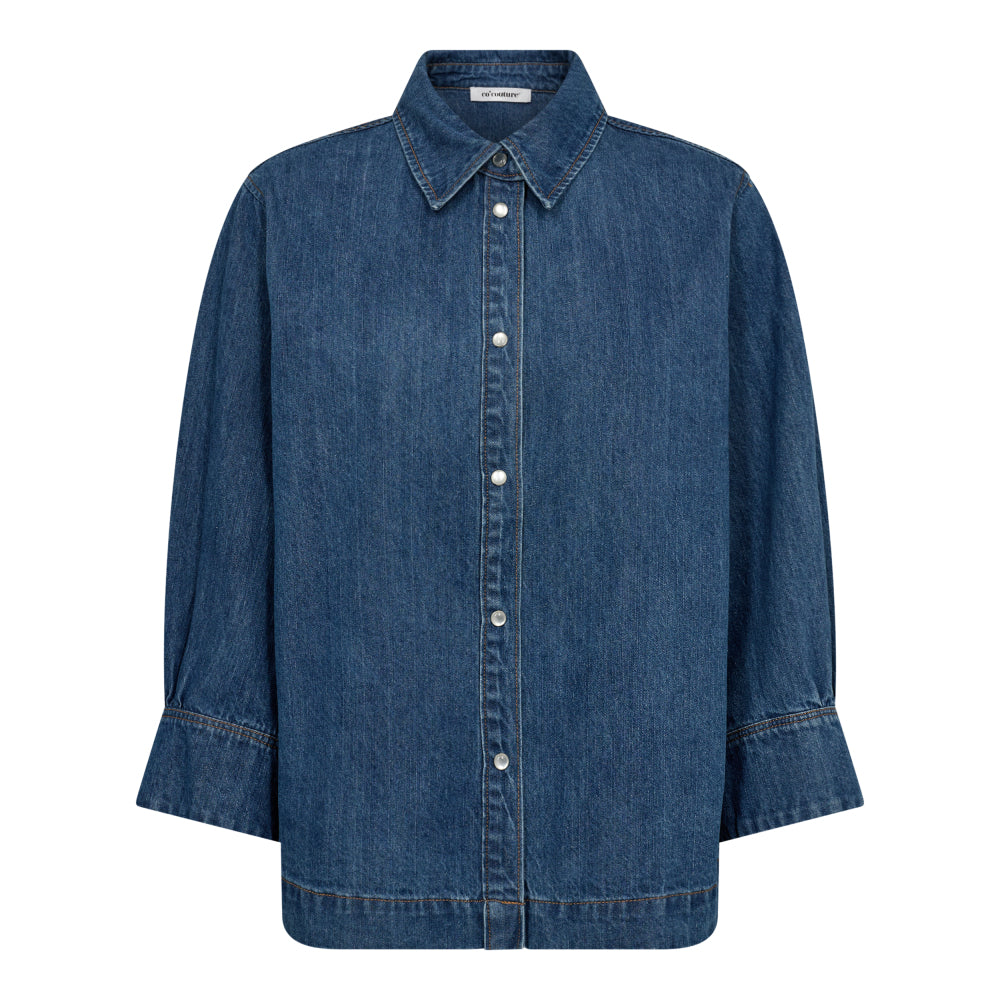 Delinacc Denim SS Shirt - Dark Denim