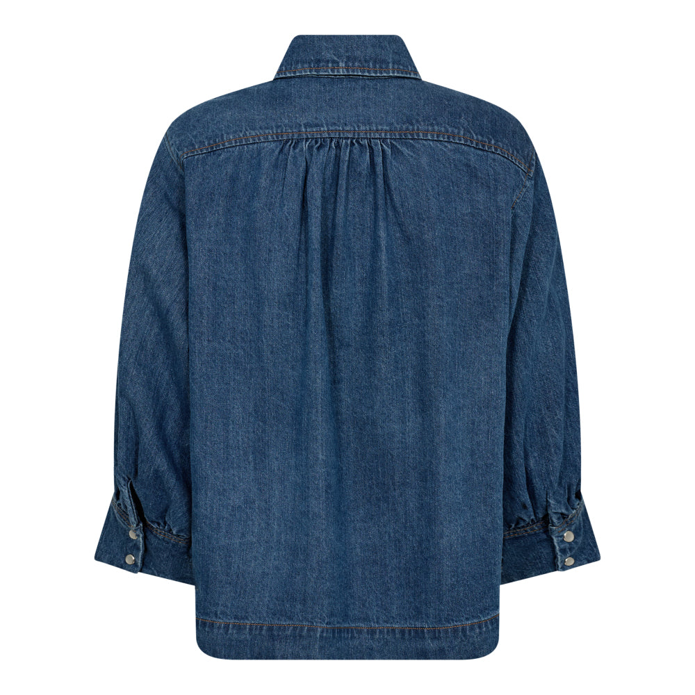 Delinacc Denim SS Shirt - Dark Denim