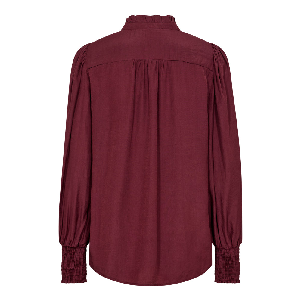 Ailacc Petra V-Shirt - Burgundy