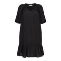 Sunrise Flow Crop Dress - Black