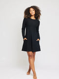 Cecilie Merino Dress - Black