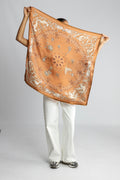 Lola Silk Scarf - Rust