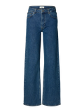 Wide Bea-Kori Hw Jeans - Medium Blue Denim