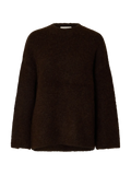 Gabriella Ls Knit New O-Neck - Delicioso Melange