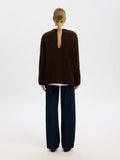 Gabriella Ls Knit New O-Neck - Delicioso Melange