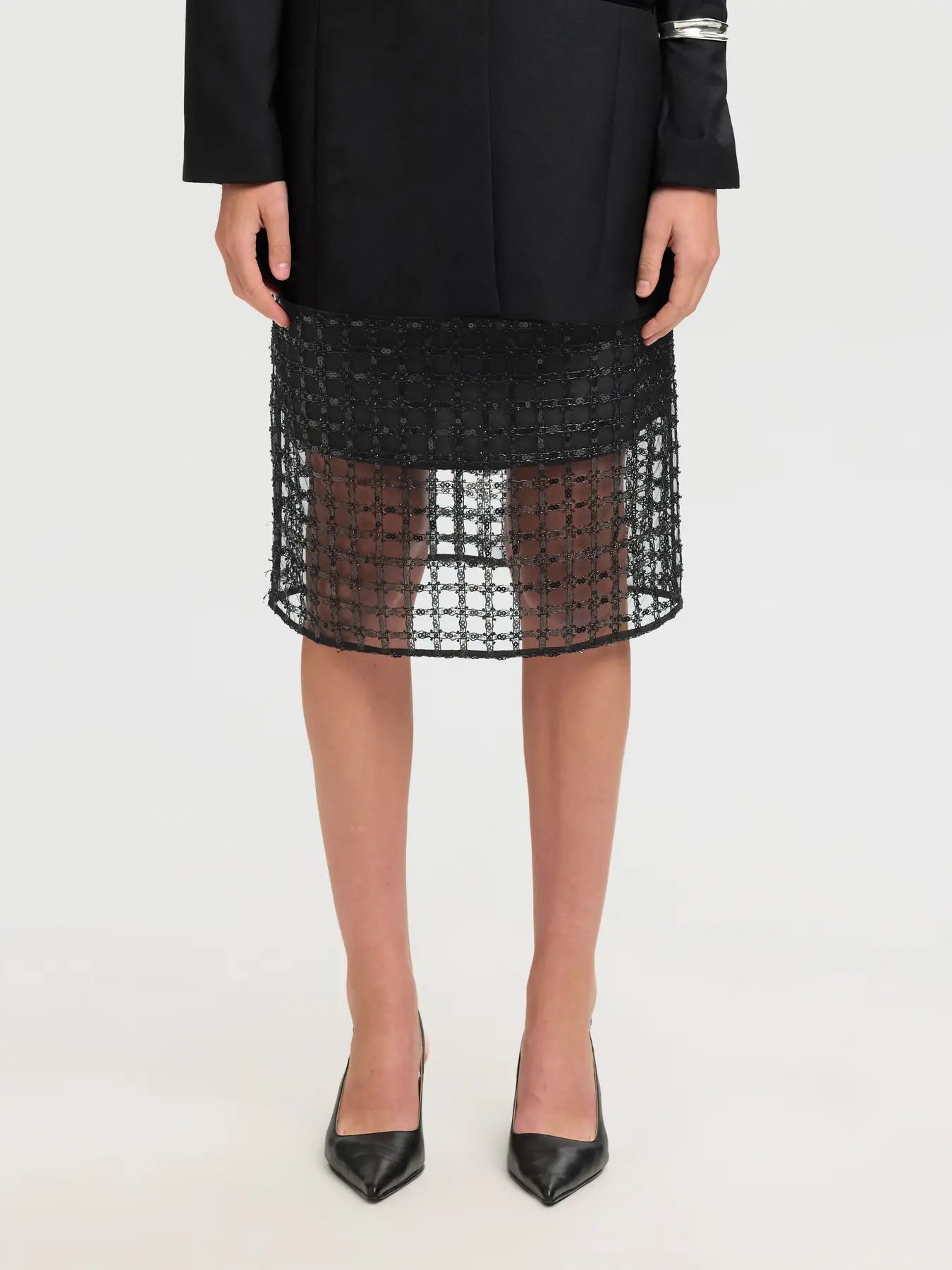 Selected Femme Laren Paljettkjol