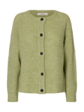 Lulu Ls Knit Short Cardigan - Lint Melange