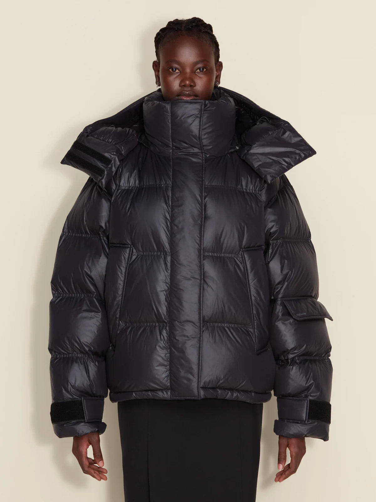 Steilia Short Down Jacket - Black