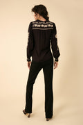 Leonie Embrodery Top - Black