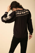 Leonie Embrodery Top - Black