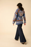 Charlie Knit Cardigan - Blue