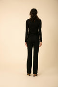 Victoria Ultra Suede Pants - Black