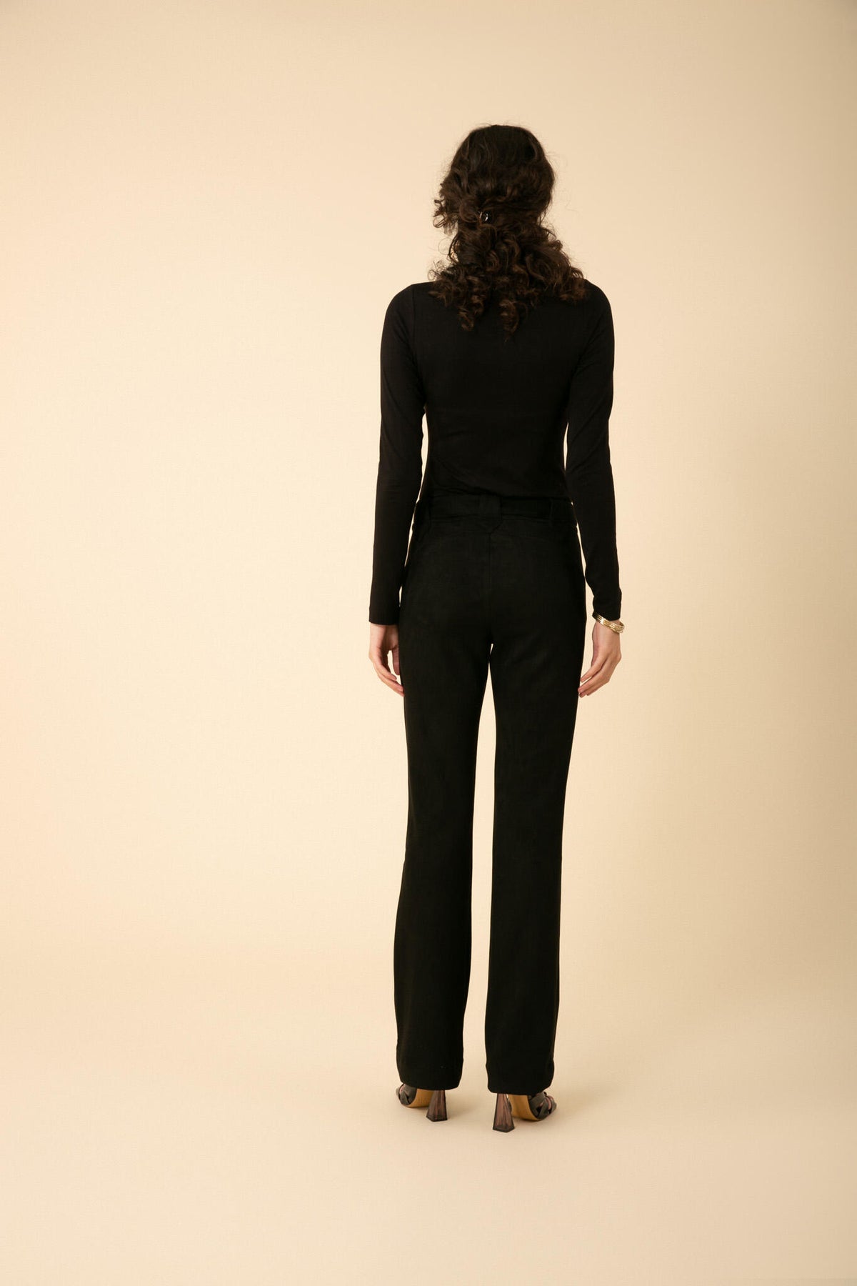Victoria Ultra Suede Pants - Black