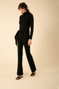 Victoria Ultra Suede Pants - Black