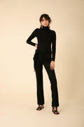 Victoria Ultra Suede Pants - Black