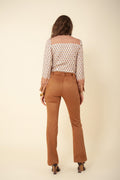 Victoria Ultra Suede Pants - Camel