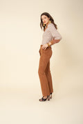 Victoria Ultra Suede Pants - Camel