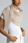 Triangle Solid Logo M Cashmere - Dune Beige