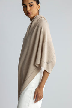 Triangle Solid Logo M Cashmere - Dune Beige