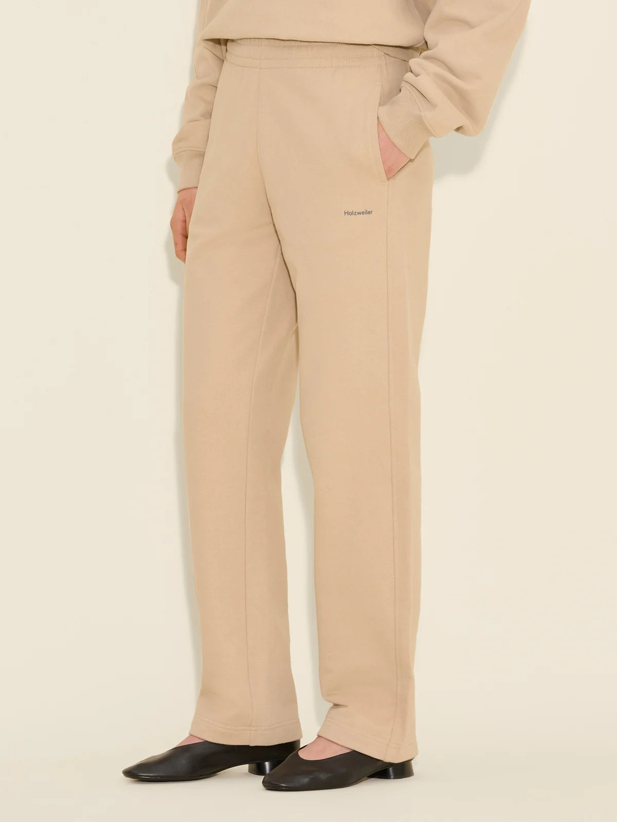 W. Relaxed Sweatpants - Sand