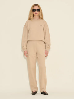 W. Relaxed Sweatpants - Sand