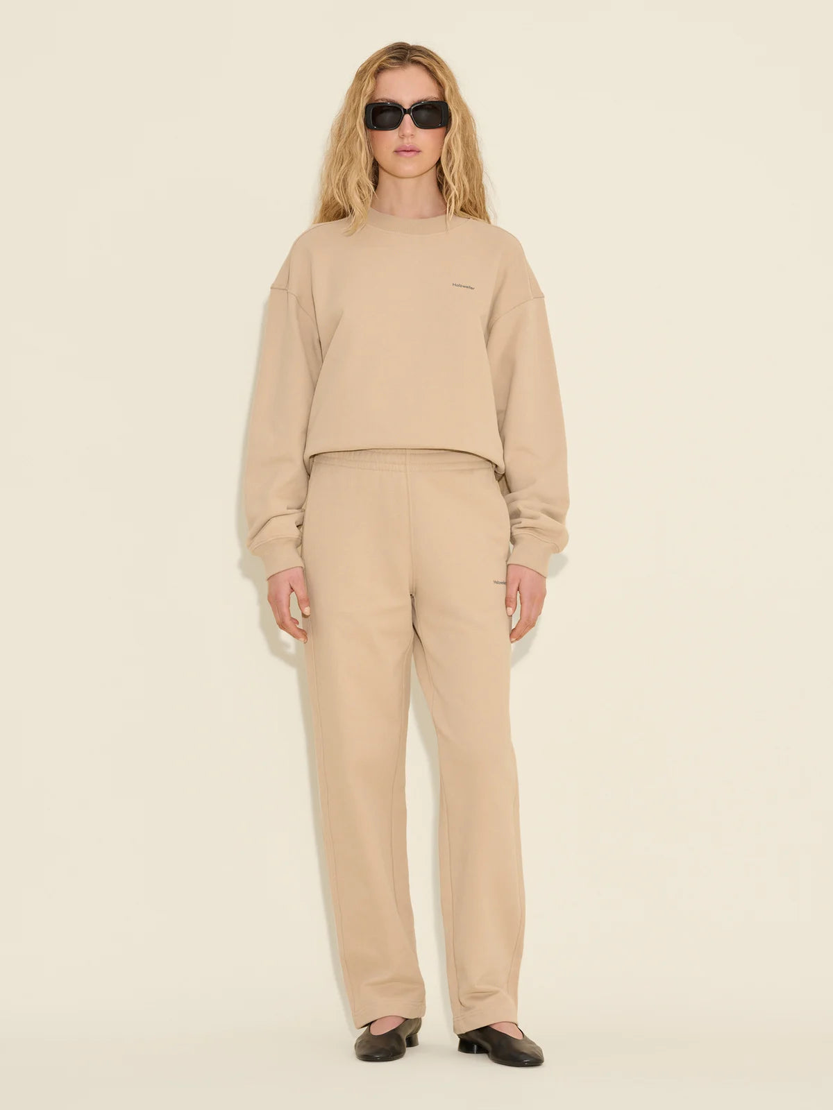 W. Relaxed Sweatpants - Sand