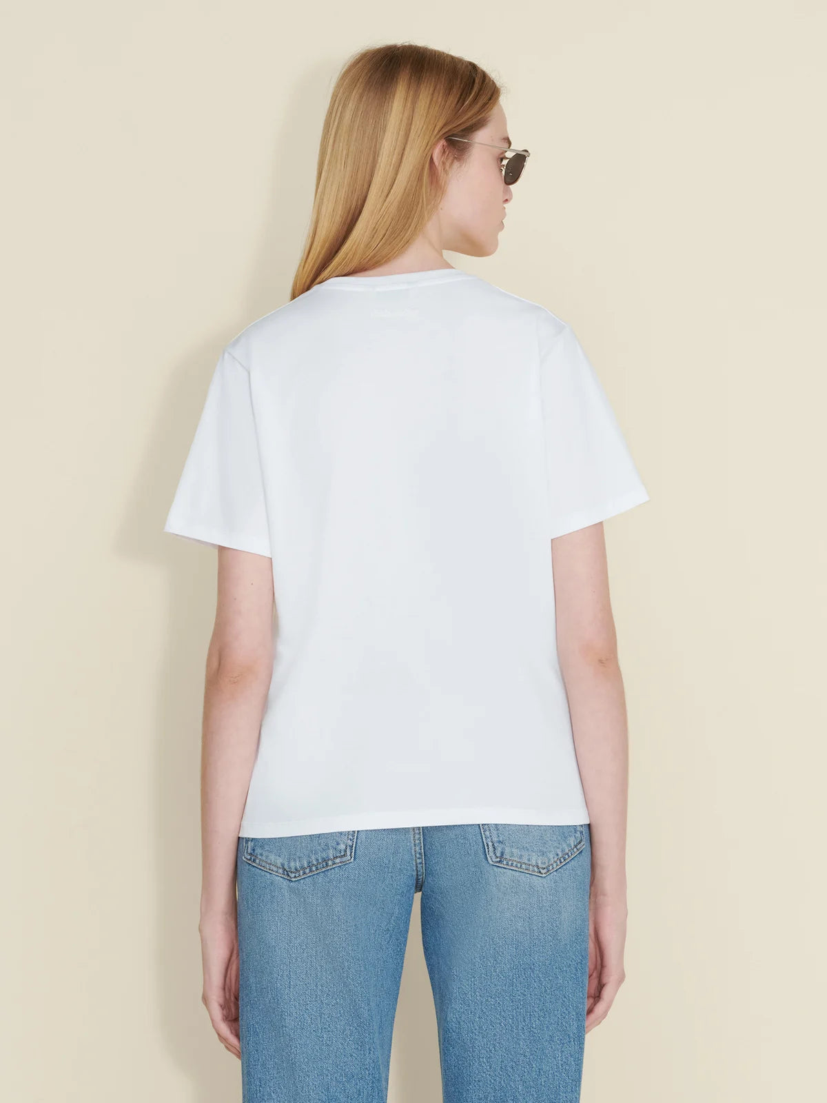 W. Regular Tee - Vit