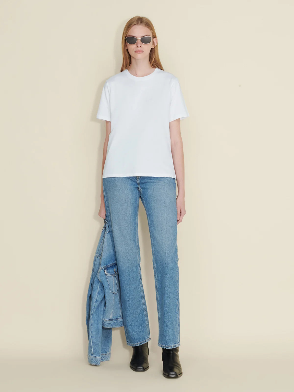 W. Regular Tee - Vit