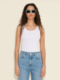 Fitted Rib Singlet - Vit