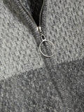 Tine Knit Cardigan - Dk. Grey Mix