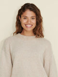 Tine Knit Crew Neck - Sand Mix