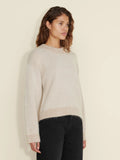 Tine Knit Crew Neck - Sand Mix