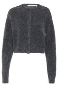 Debbiegz Short Cardigan - Charcoal Melange