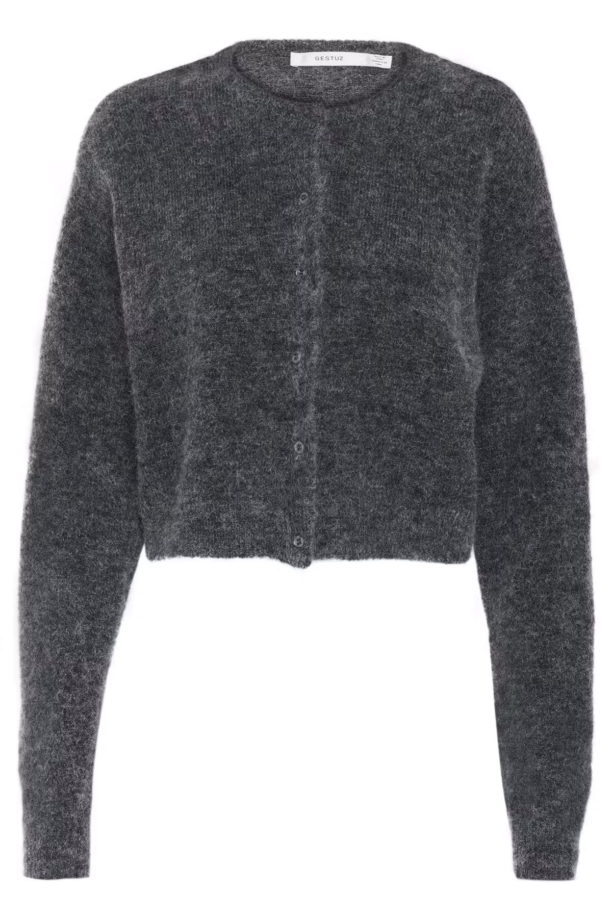 Debbiegz Short Cardigan - Charcoal Melange