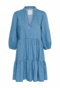 ViggasiPW Klänning - Medium Blue Denim