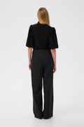 Gzrifa Button Balloon Top - Svart
