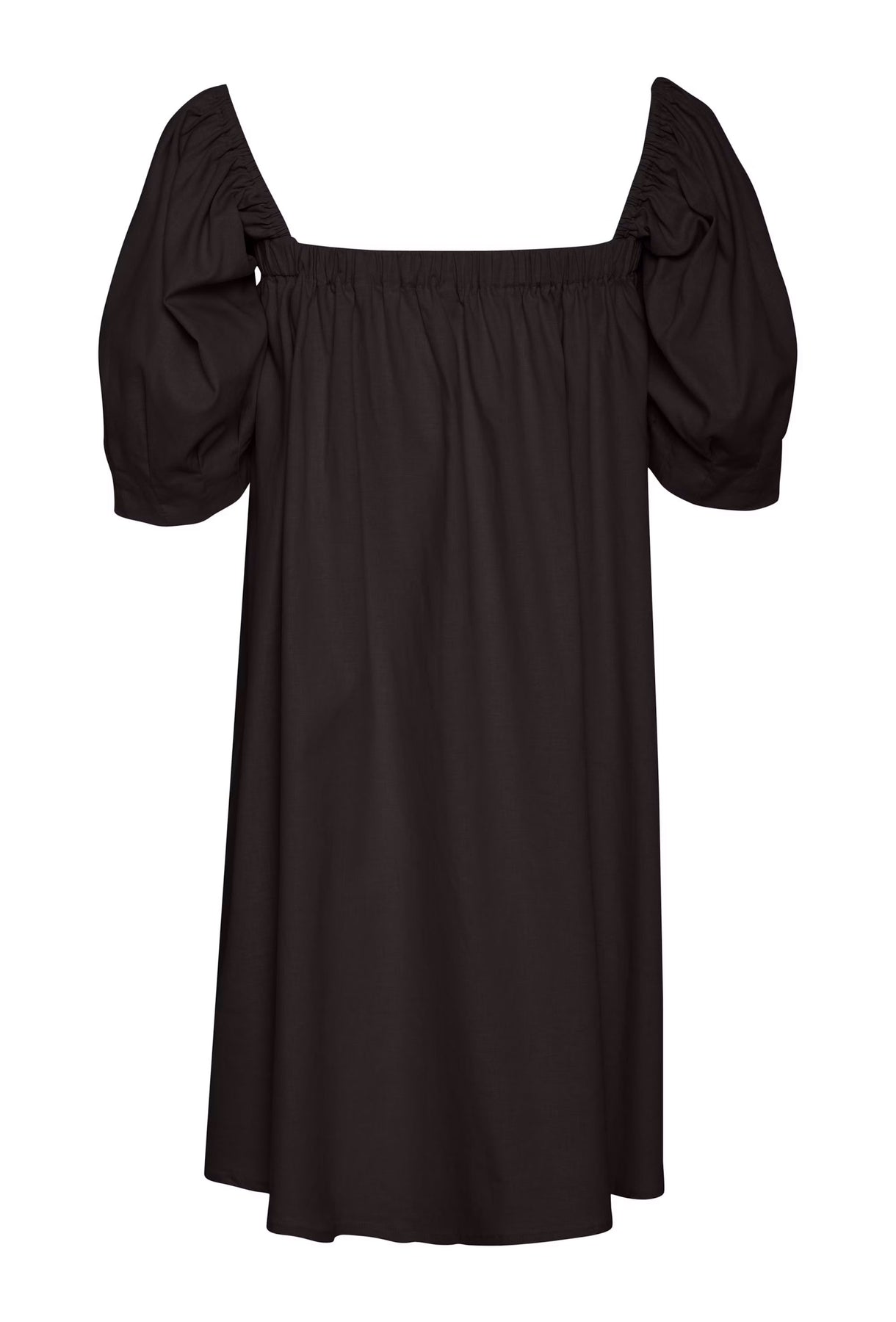 ElarahGZ Linen Short Dress  - Black