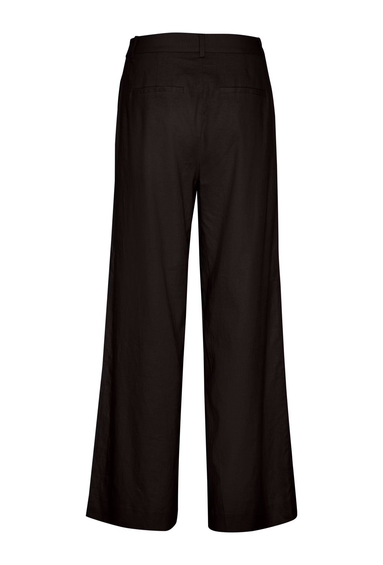ElarahGZ Linen HW Pants - Svart