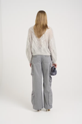 ZeniaGZ Pullover - Ultra Light Grey Mélange
