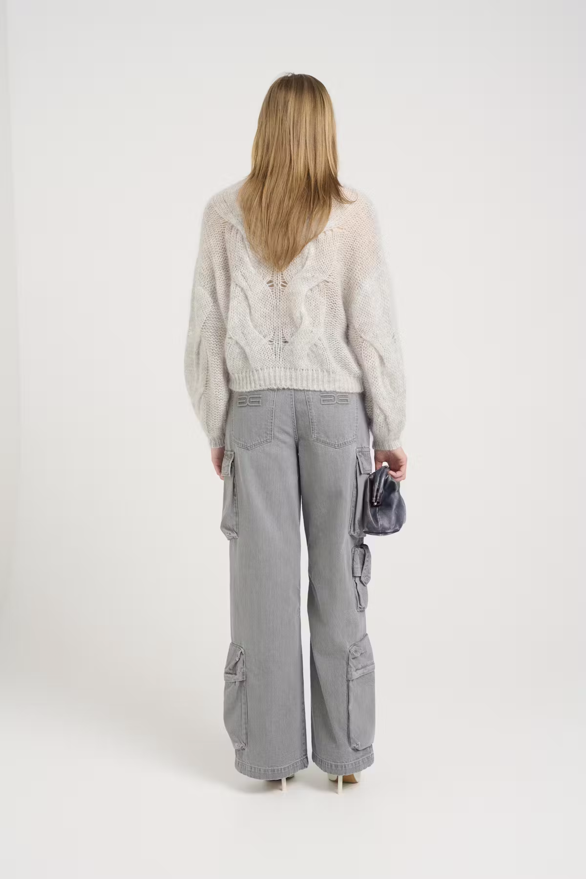 ZeniaGZ Pullover - Ultra Light Grey Mélange