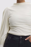 RifaGZ Puff Blouse - Egret