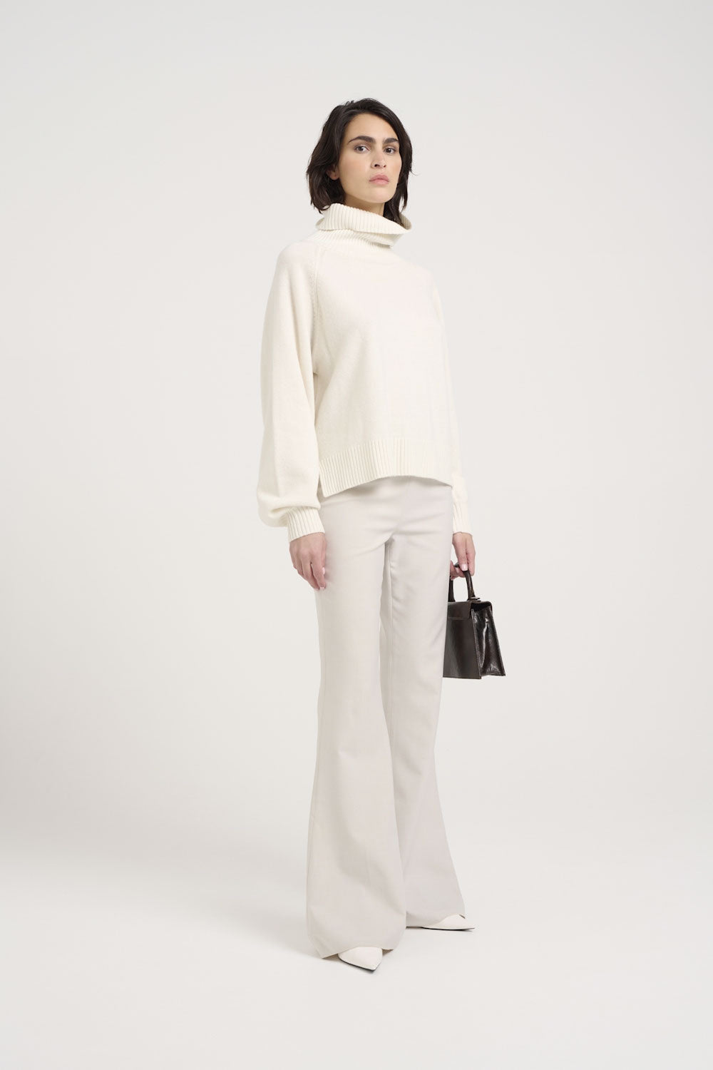 Manzigz Short Pullover - White Onyx